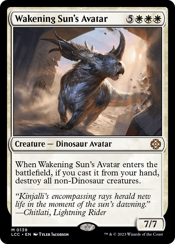 Wakening Sun's Avatar [The Lost Caverns of Ixalan Commander] | Nerdhalla Games