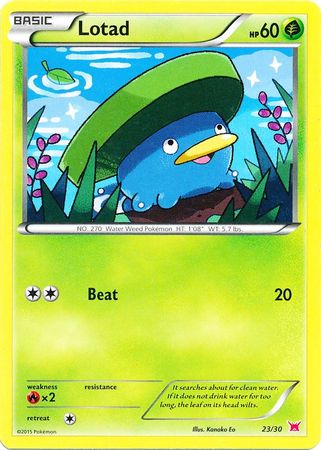 Lotad (23/30) [XY: Trainer Kit 2 - Latias] | Nerdhalla Games