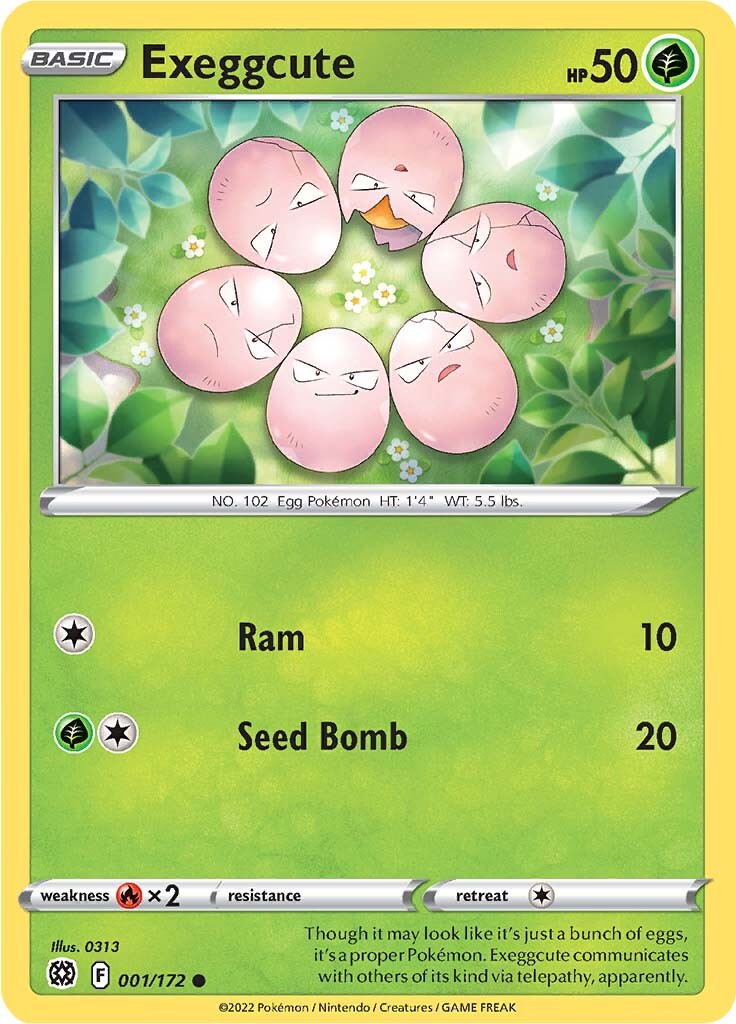 Exeggcute (001/172) [Sword & Shield: Brilliant Stars] | Nerdhalla Games