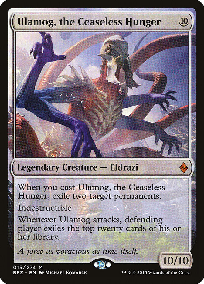 Ulamog, the Ceaseless Hunger [Battle for Zendikar] | Nerdhalla Games