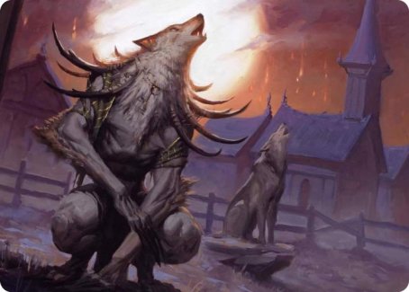 Lord of the Ulvenwald Art Card [Innistrad: Midnight Hunt Art Series] | Nerdhalla Games