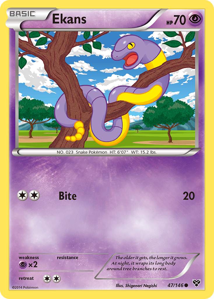 Ekans (47/146) [XY: Base Set] | Nerdhalla Games