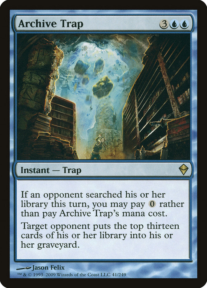 Archive Trap [Zendikar] | Nerdhalla Games