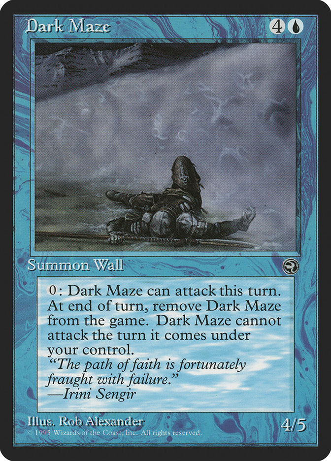 Dark Maze (Irini Sengir Flavor Text) [Homelands] | Nerdhalla Games