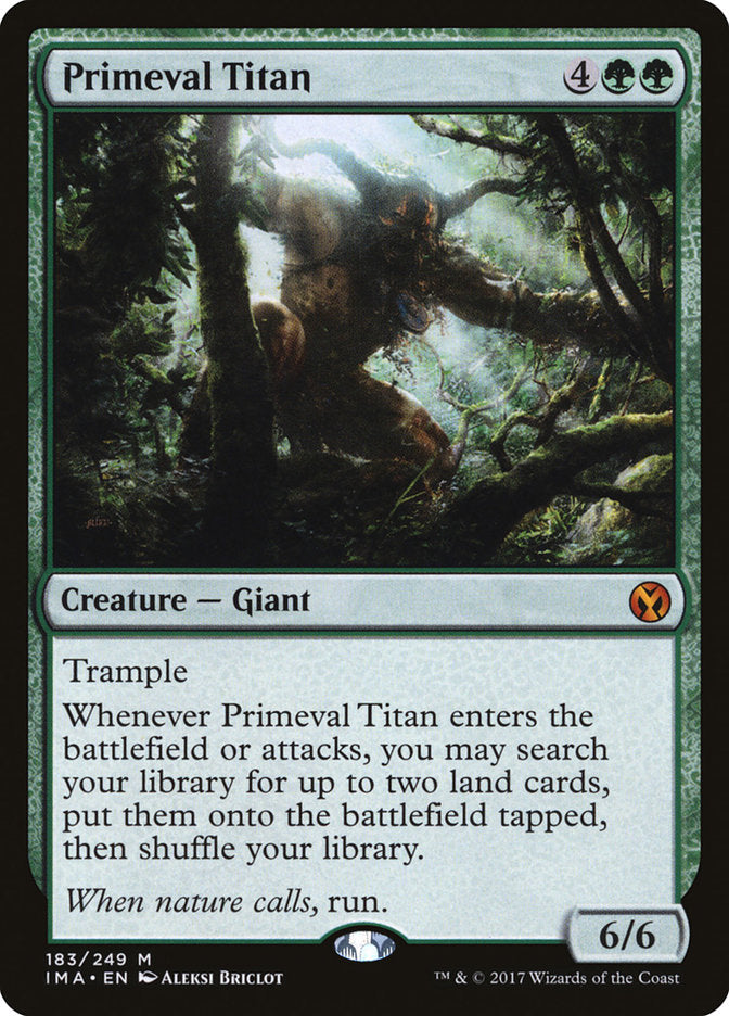 Primeval Titan [Iconic Masters] | Nerdhalla Games