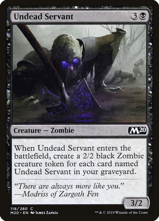 Undead Servant [Core Set 2020] | Nerdhalla Games