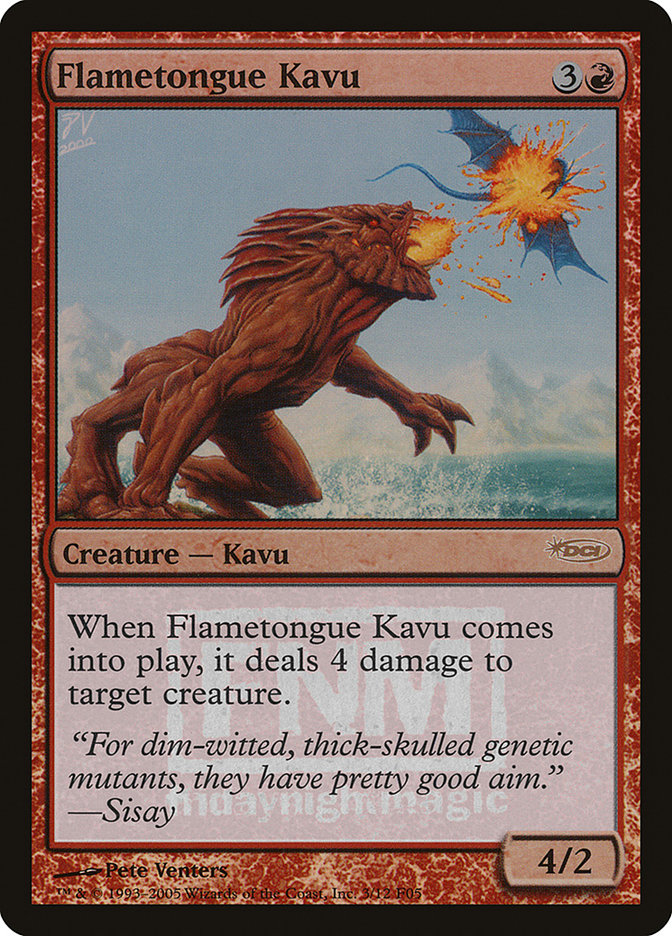 Flametongue Kavu [Friday Night Magic 2005] | Nerdhalla Games