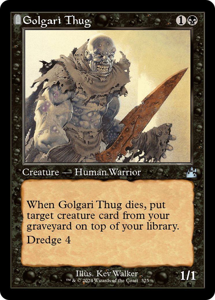 Golgari Thug (Retro Frame) [Ravnica Remastered] | Nerdhalla Games