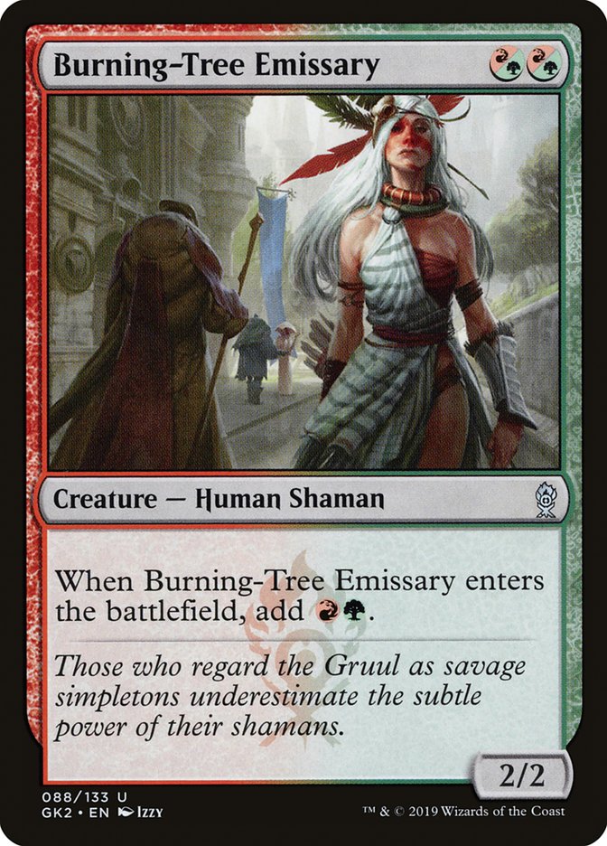 Burning-Tree Emissary [Ravnica Allegiance Guild Kit] | Nerdhalla Games