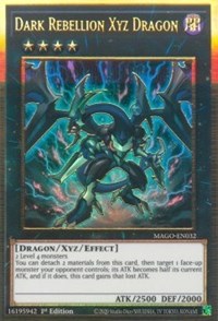 Dark Rebellion Xyz Dragon [MAGO-EN032] Gold Rare | Nerdhalla Games