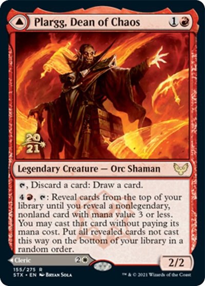 Plargg, Dean of Chaos // Augusta, Dean of Order [Strixhaven: School of Mages Prerelease Promos] | Nerdhalla Games