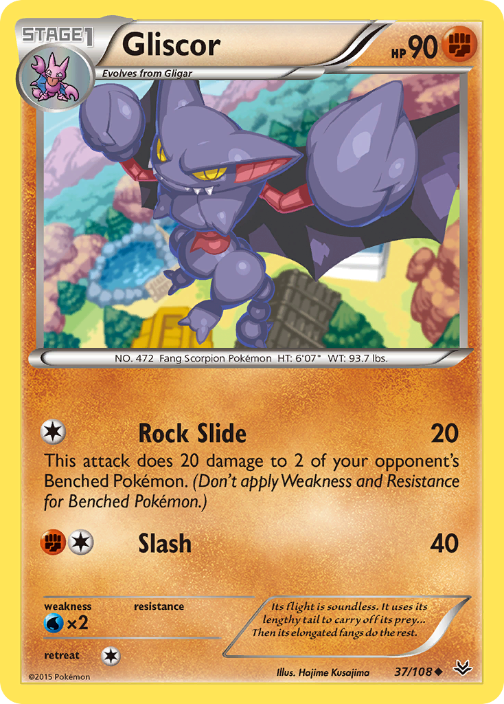 Gliscor (37/108) [XY: Roaring Skies] | Nerdhalla Games