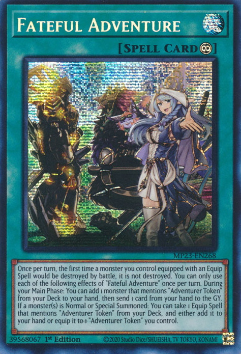 Fateful Adventure [MP23-EN268] Prismatic Secret Rare | Nerdhalla Games