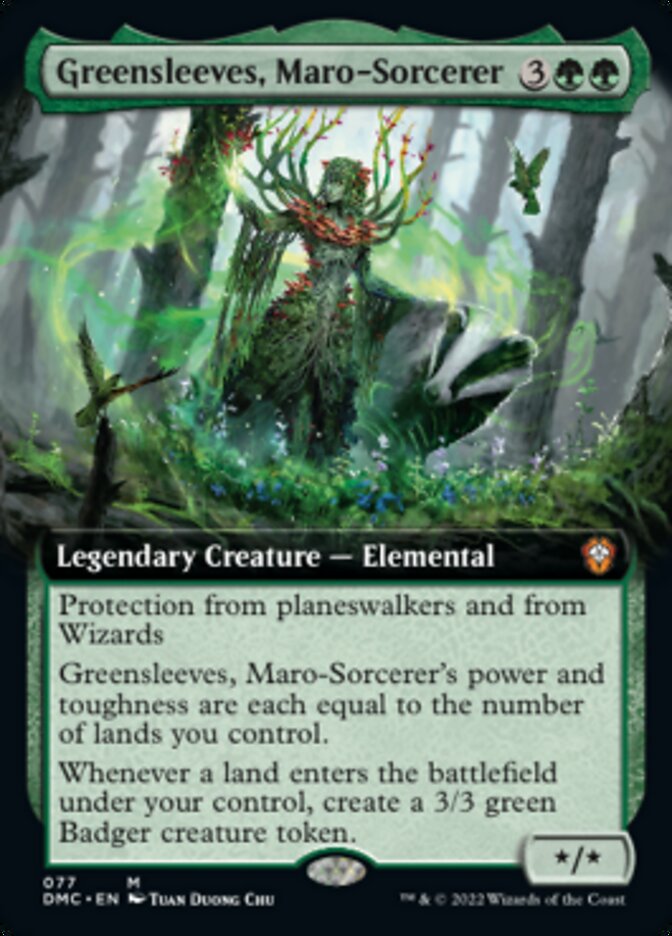 Greensleeves, Maro-Sorcerer (Extended Art) [Dominaria United Commander] | Nerdhalla Games