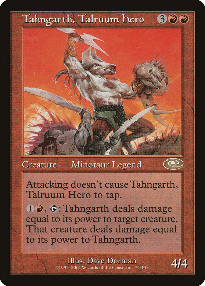 Tahngarth, Talruum Hero (Dave Dorman) [Planeshift] | Nerdhalla Games