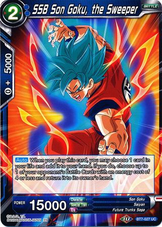 SSB Son Goku, the Sweeper [BT7-027] | Nerdhalla Games