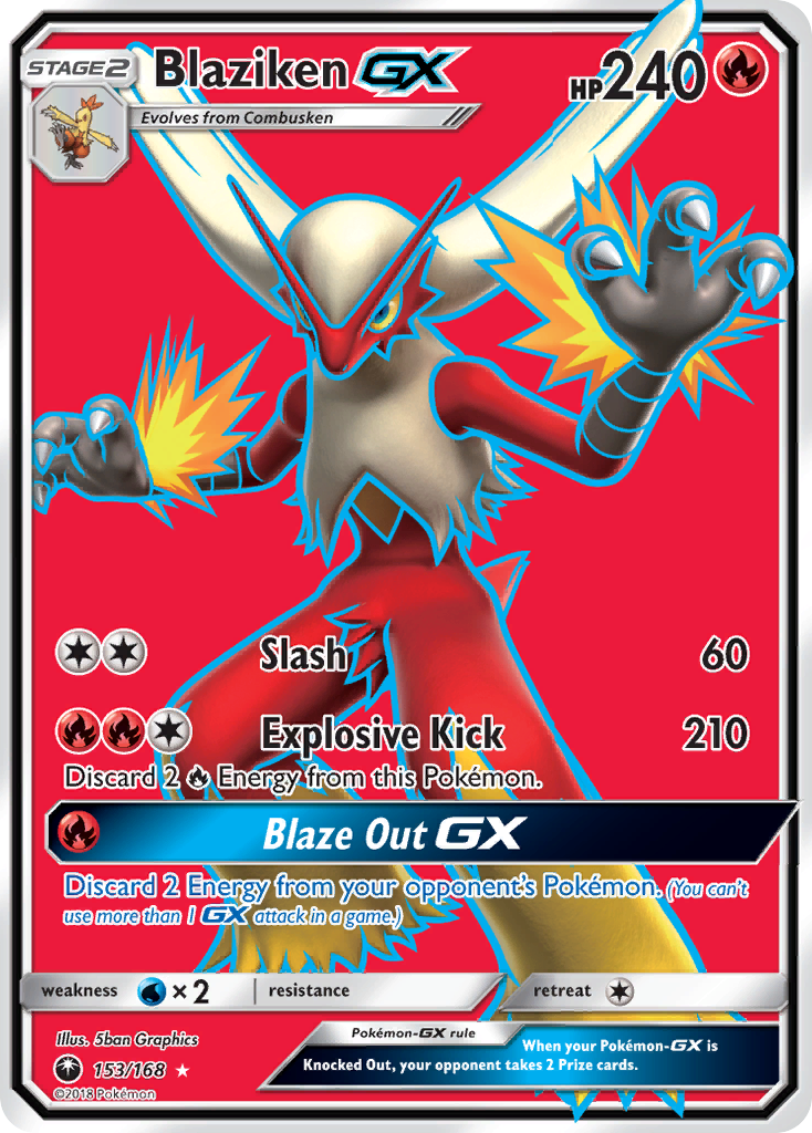 Blaziken GX (153/168) [Sun & Moon: Celestial Storm] | Nerdhalla Games