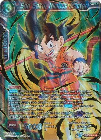 Son Goku, Nimbus Master [DB3-003] | Nerdhalla Games