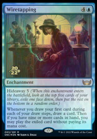 Wiretapping [Streets of New Capenna Prerelease Promos] | Nerdhalla Games