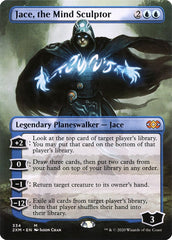 Jace, the Mind Sculptor (Borderless) [Double Masters] | Nerdhalla Games