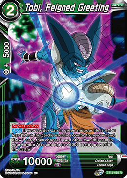 Tobi, Feigned Greeting (Rare) [BT13-068] | Nerdhalla Games