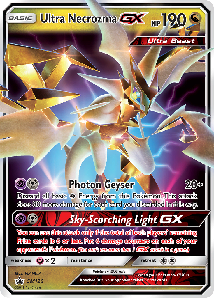 Ultra Necrozma GX (SM126) [Sun & Moon: Black Star Promos] | Nerdhalla Games