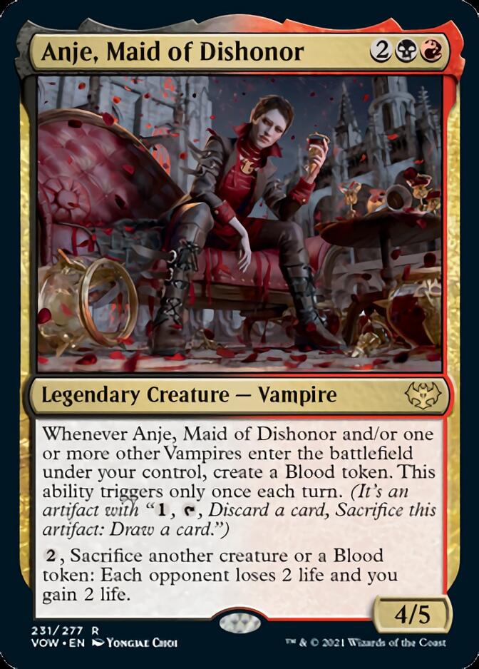 Anje, Maid of Dishonor [Innistrad: Crimson Vow] | Nerdhalla Games