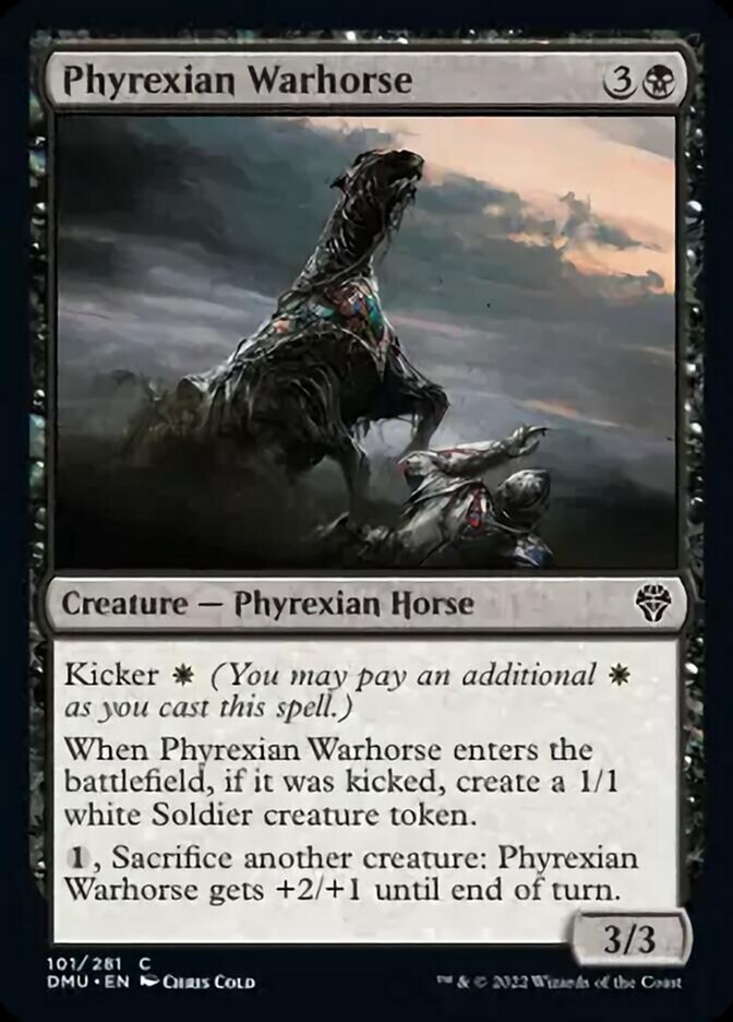 Phyrexian Warhorse [Dominaria United] | Nerdhalla Games