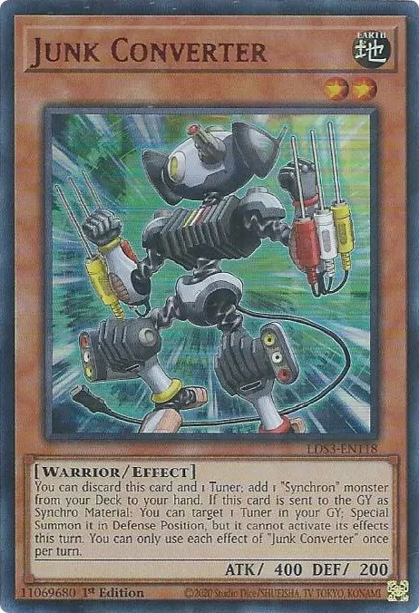 Junk Converter (Red) [LDS3-EN118] Ultra Rare | Nerdhalla Games