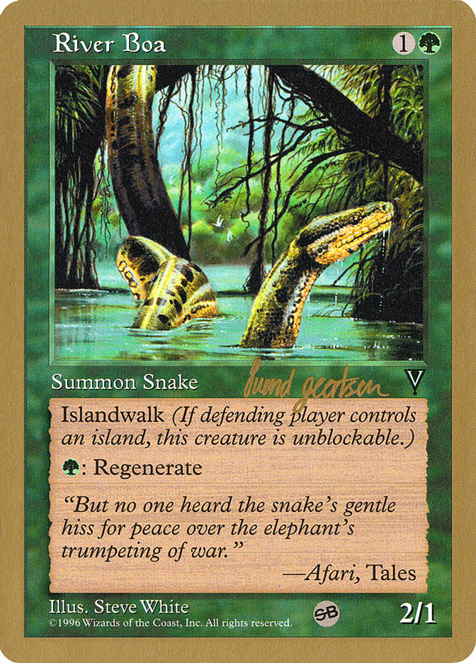 River Boa (Svend Geertsen) (SB) [World Championship Decks 1997] | Nerdhalla Games