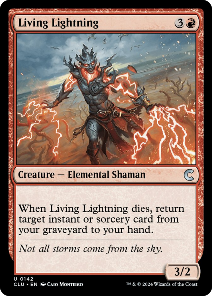 Living Lightning [Ravnica: Clue Edition] | Nerdhalla Games