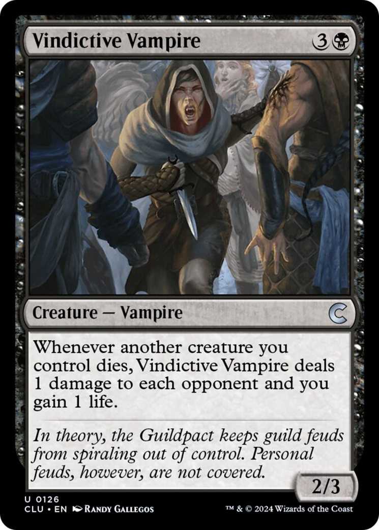 Vindictive Vampire [Ravnica: Clue Edition] | Nerdhalla Games