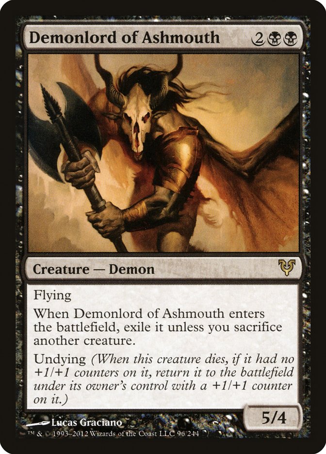 Demonlord of Ashmouth [Avacyn Restored] | Nerdhalla Games