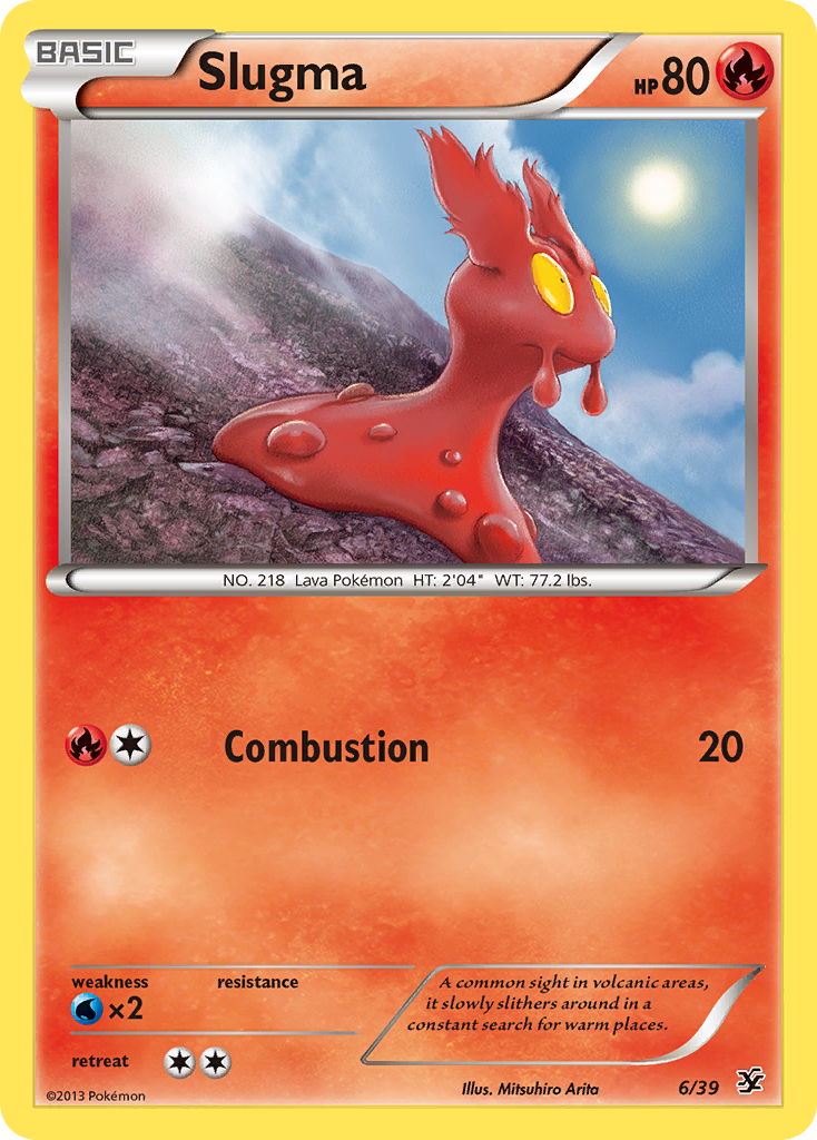 Slugma (6/39) [XY: Kalos Starter Set] | Nerdhalla Games