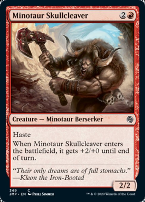 Minotaur Skullcleaver [Jumpstart] | Nerdhalla Games