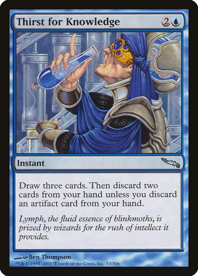 Thirst for Knowledge [Mirrodin] | Nerdhalla Games