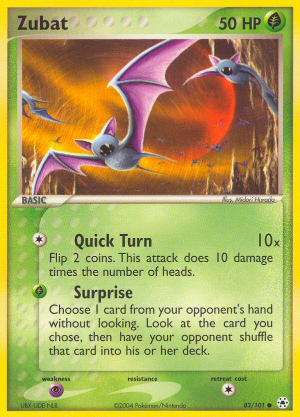 Zubat (83/101) [EX: Hidden Legends] | Nerdhalla Games