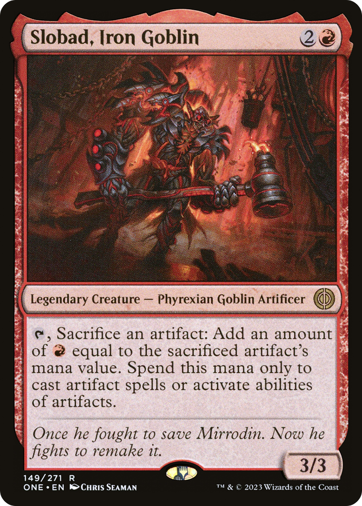 Slobad, Iron Goblin [Phyrexia: All Will Be One] | Nerdhalla Games