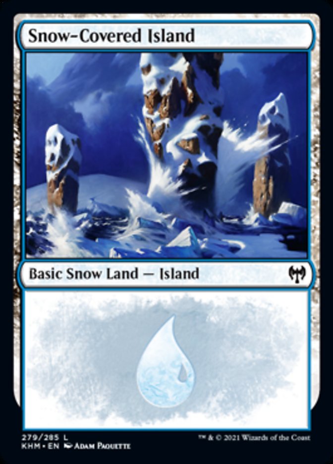 Snow-Covered Island (279) [Kaldheim] | Nerdhalla Games