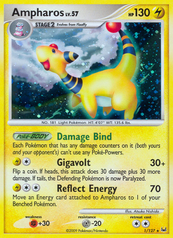 Ampharos (1/127) [Platinum: Base Set] | Nerdhalla Games