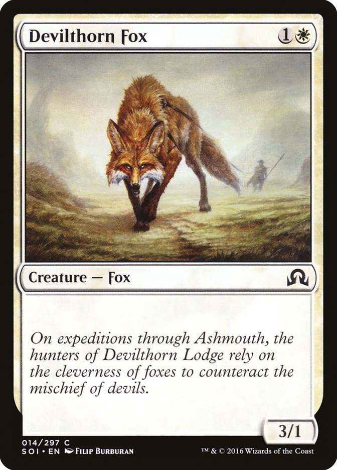 Devilthorn Fox [Shadows over Innistrad] | Nerdhalla Games