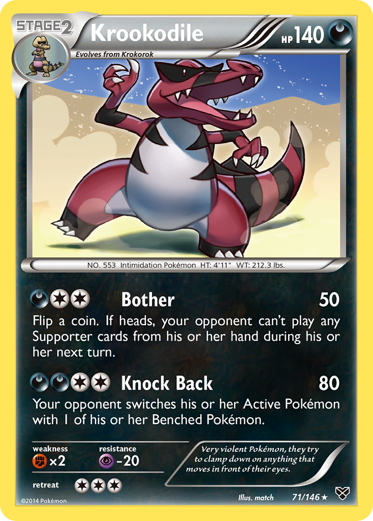 Krookodile (71/146) [XY: Base Set] | Nerdhalla Games