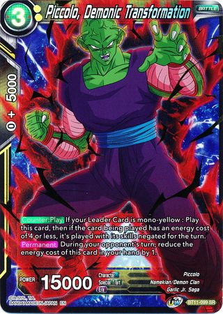 Piccolo, Demonic Transformation [BT11-099] | Nerdhalla Games