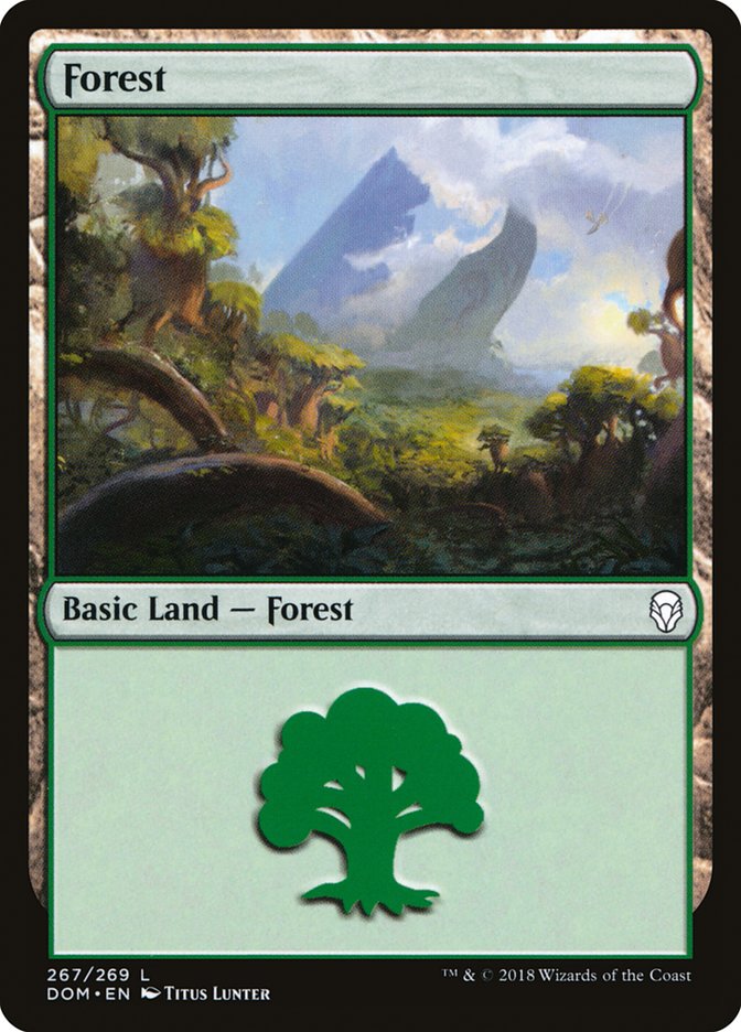 Forest (267) [Dominaria] | Nerdhalla Games