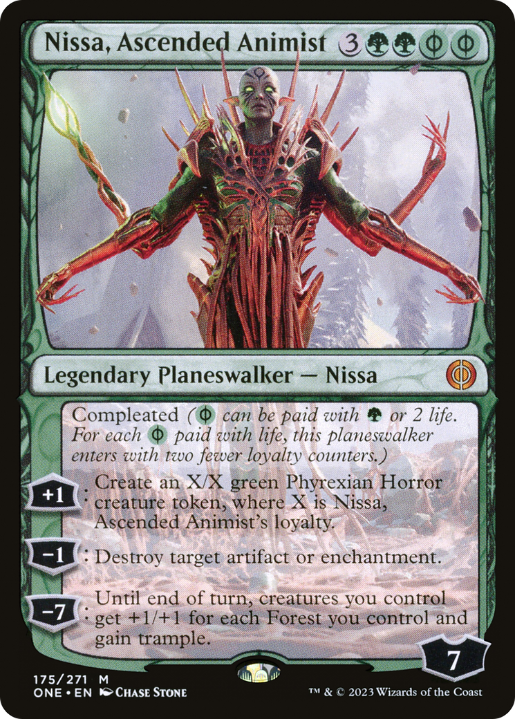 Nissa, Ascended Animist [Phyrexia: All Will Be One] | Nerdhalla Games