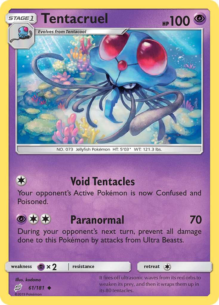 Tentacruel (61/181) [Sun & Moon: Team Up] | Nerdhalla Games