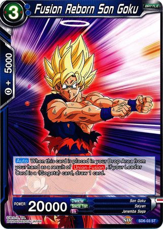 Fusion Reborn Son Goku (Starter Deck - Resurrected Fusion) (SD6-03) [Miraculous Revival] | Nerdhalla Games