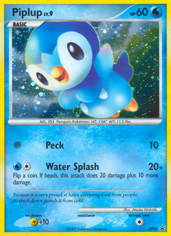 Piplup (DP03) [Diamond & Pearl: Black Star Promos] | Nerdhalla Games