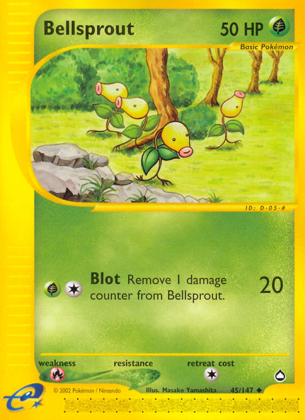 Bellsprout (45/147) [Aquapolis] | Nerdhalla Games