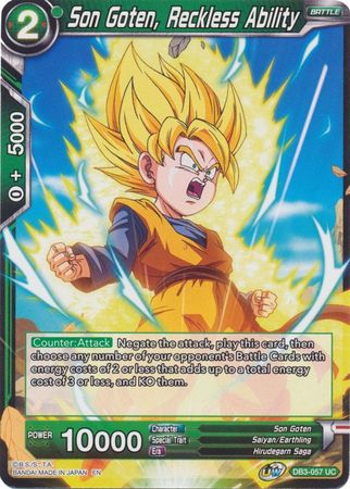 Son Goten, Reckless Ability [DB3-057] | Nerdhalla Games